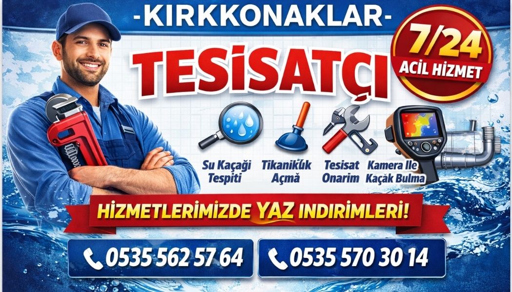 kırkkonaklar tesisat